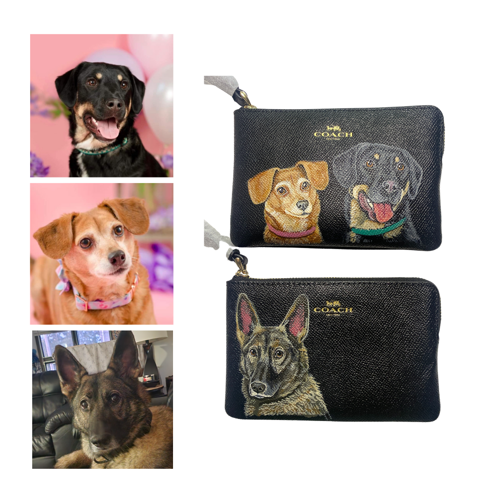 NEW! Kate Spade Passport Wallet with Custom Pet Portrait