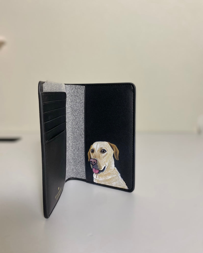 NEW! Kate Spade Passport Wallet with Custom Pet Portrait